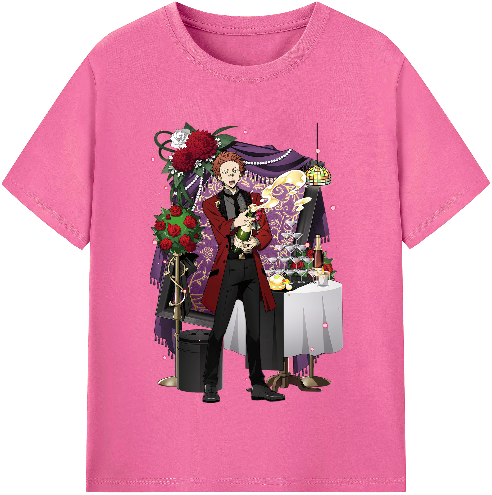 （画像用） 文豪ストレイドッグス Bungo Stray Dogs レディースカジュアルプリントTシャツ（綿100％）